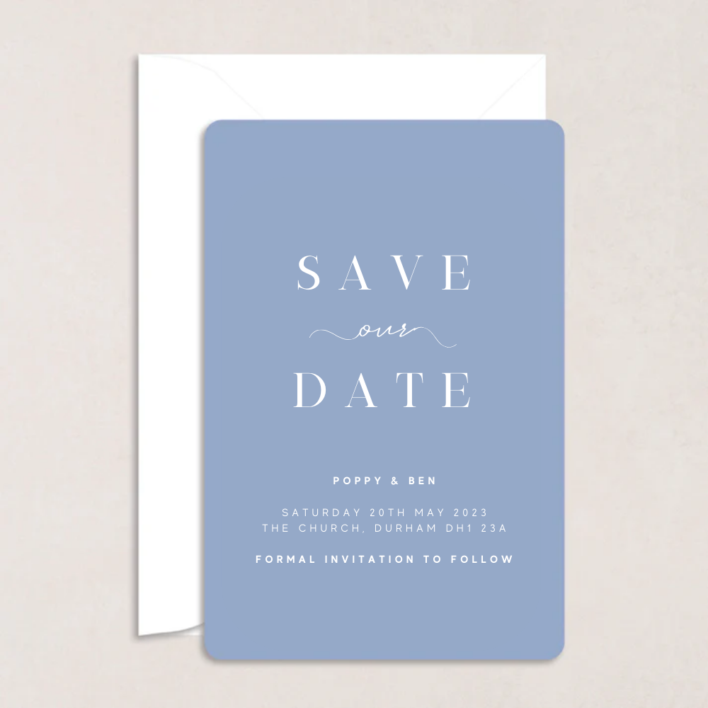 Poppy Wedding Save the Date