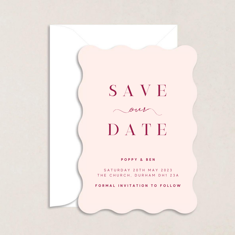 Poppy Wedding Save the Date
