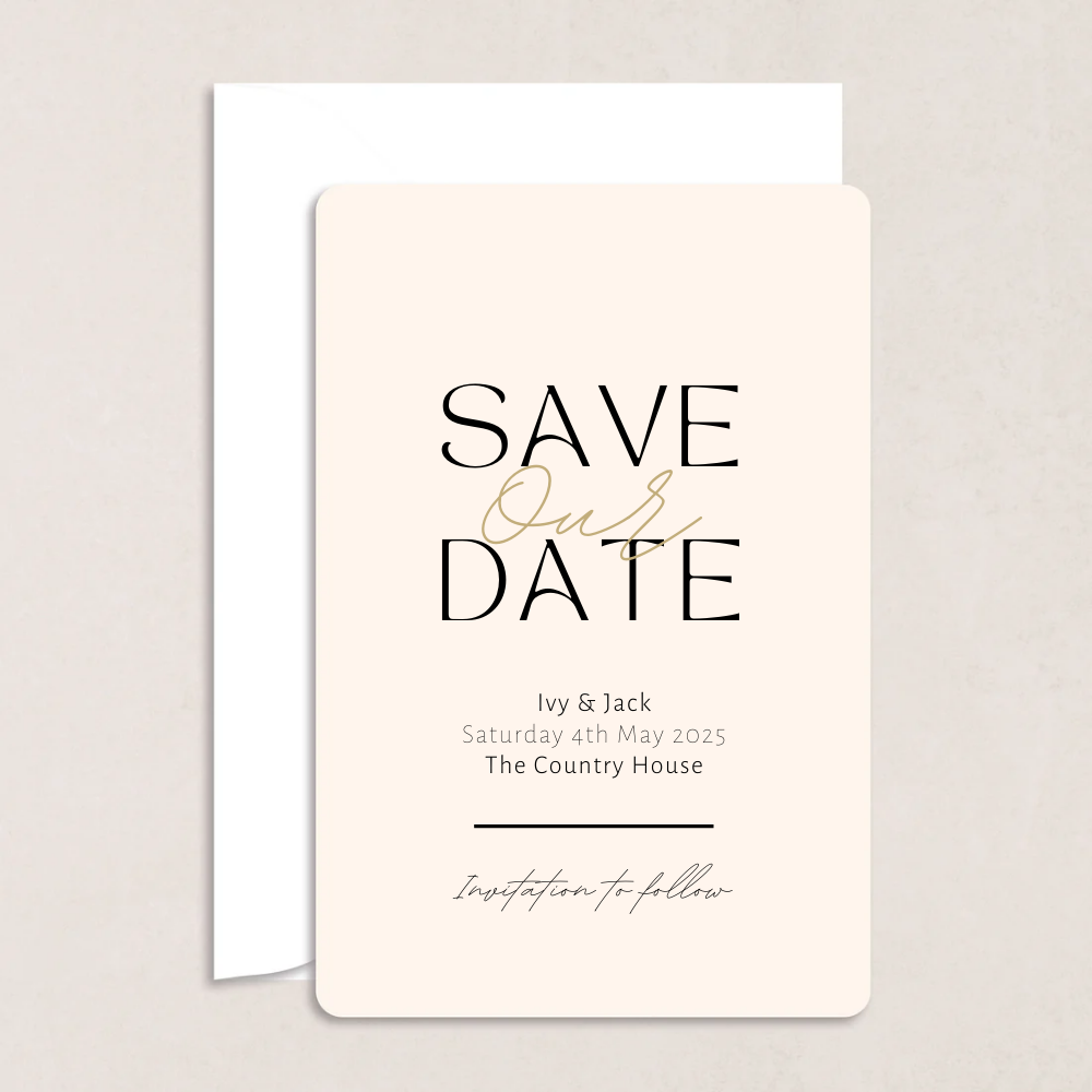 Ivy Wedding Save the Date