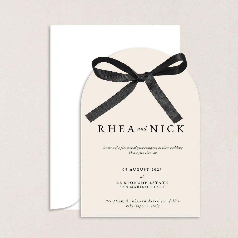 Rhea Wedding Invitations - The Ivy Collection | Luxury Wedding Stationery