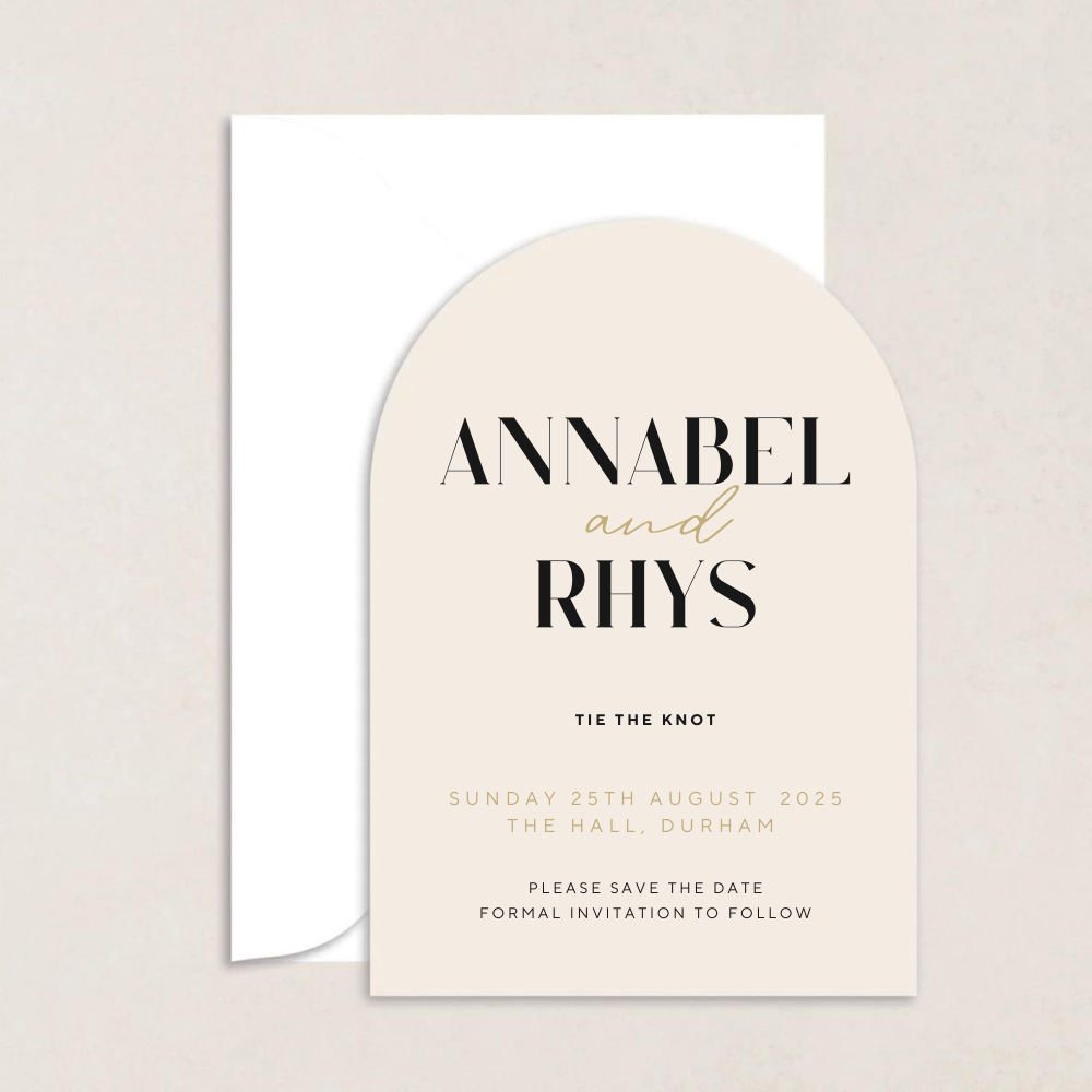 Annabel Wedding Save the Date - The Ivy Collection | Luxury Wedding Stationery