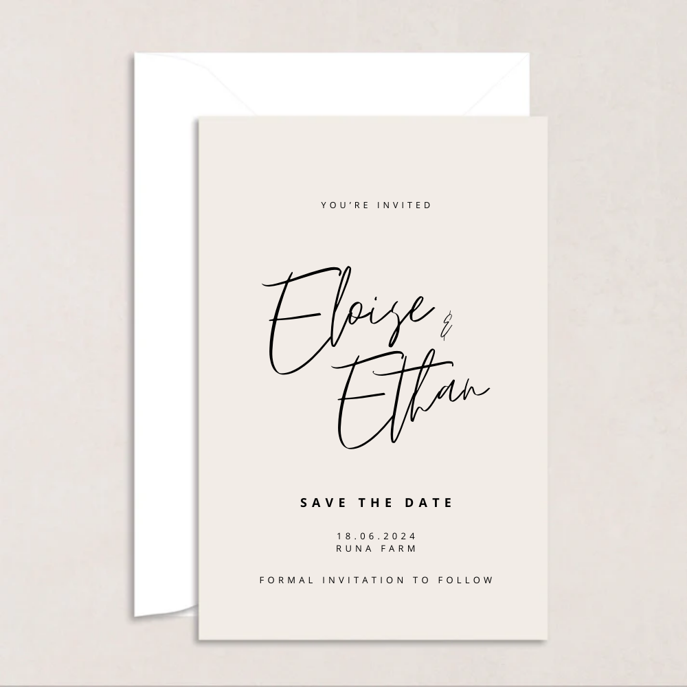 Eloise Wedding Save the Date