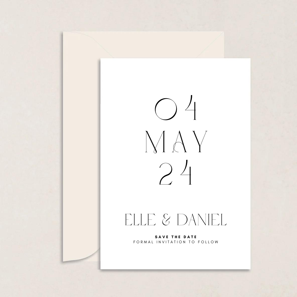 Elle Wedding Save the Date