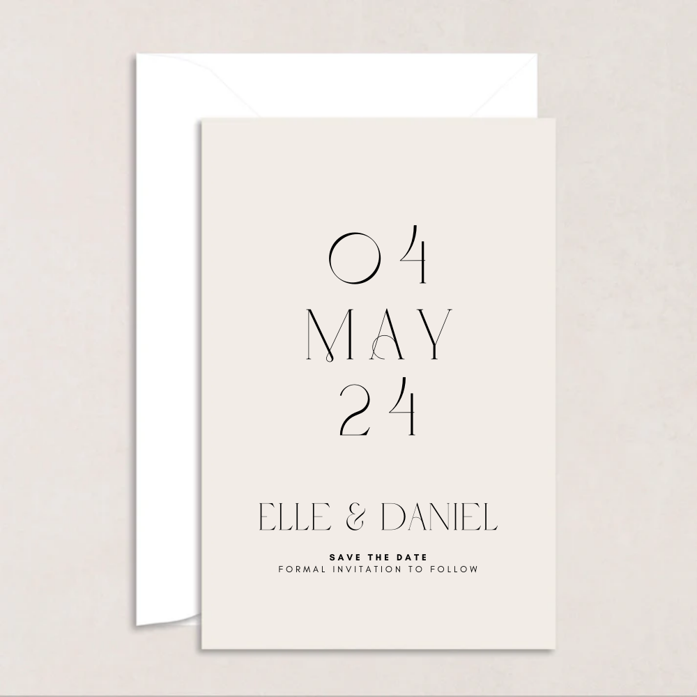 Elle Wedding Save the Date