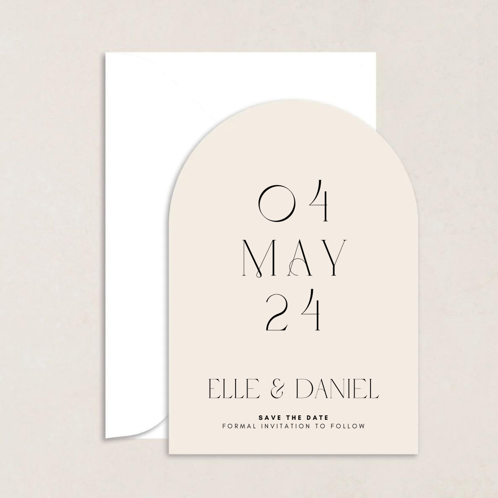 Elle Wedding Save the Date