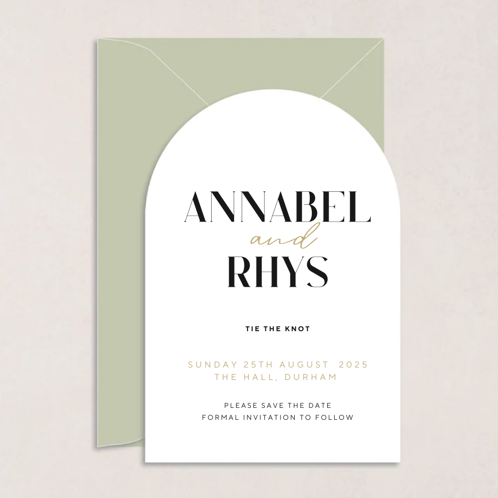 Annabel Wedding Save the Date - The Ivy Collection | Luxury Wedding Stationery
