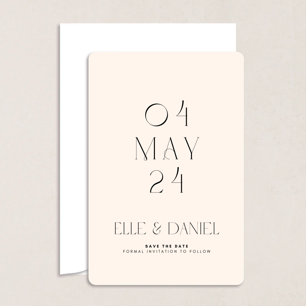 Elle Wedding Save the Date