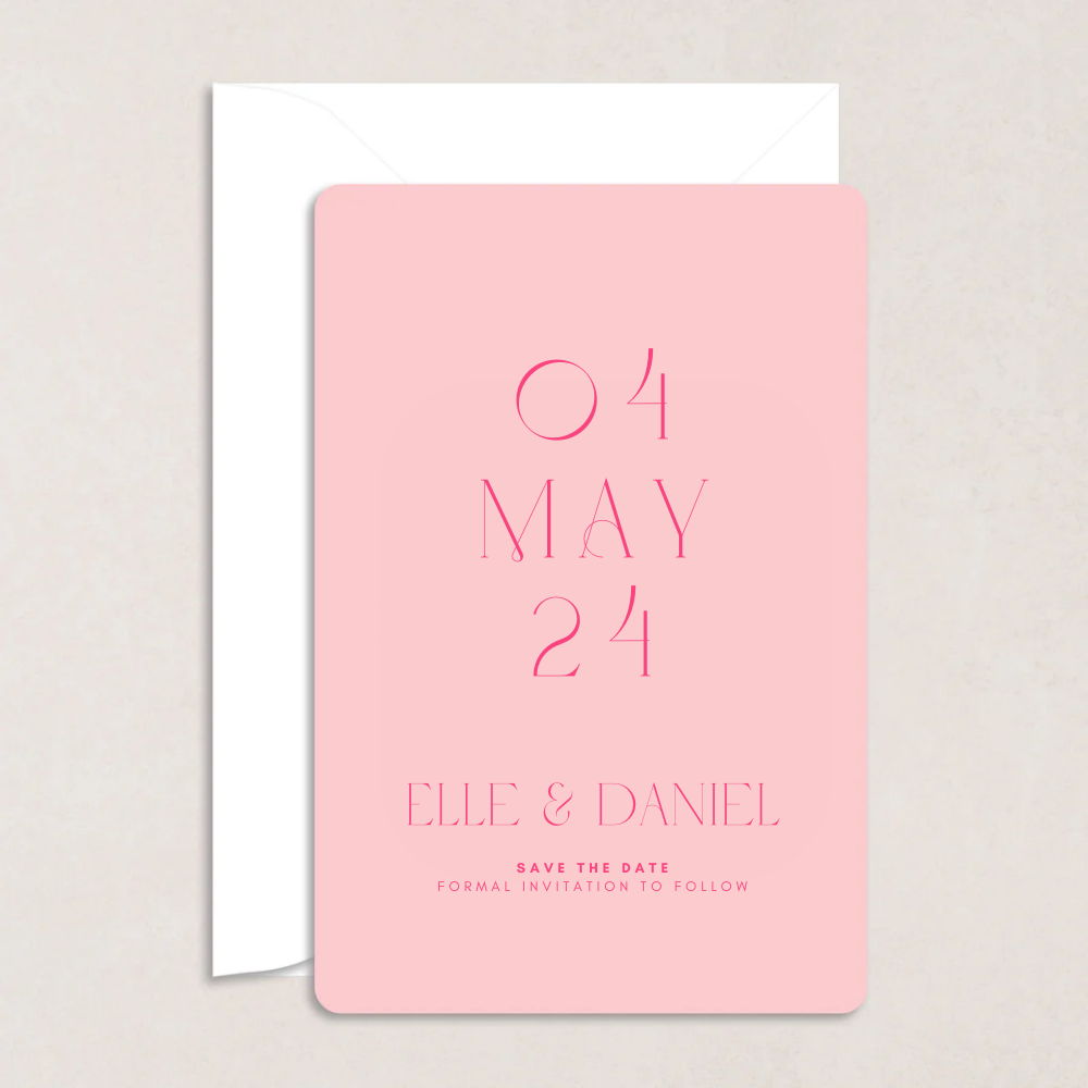 Elle Wedding Save the Date