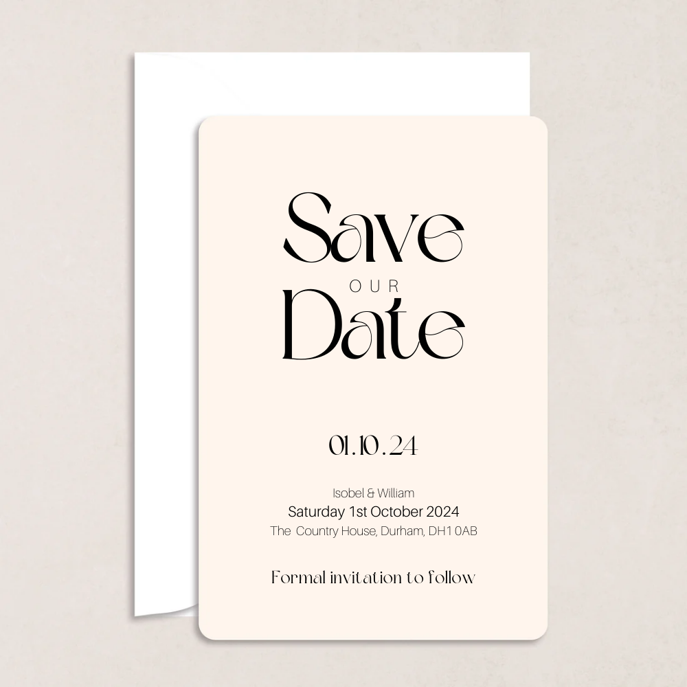 Isobel Wedding Save the Date