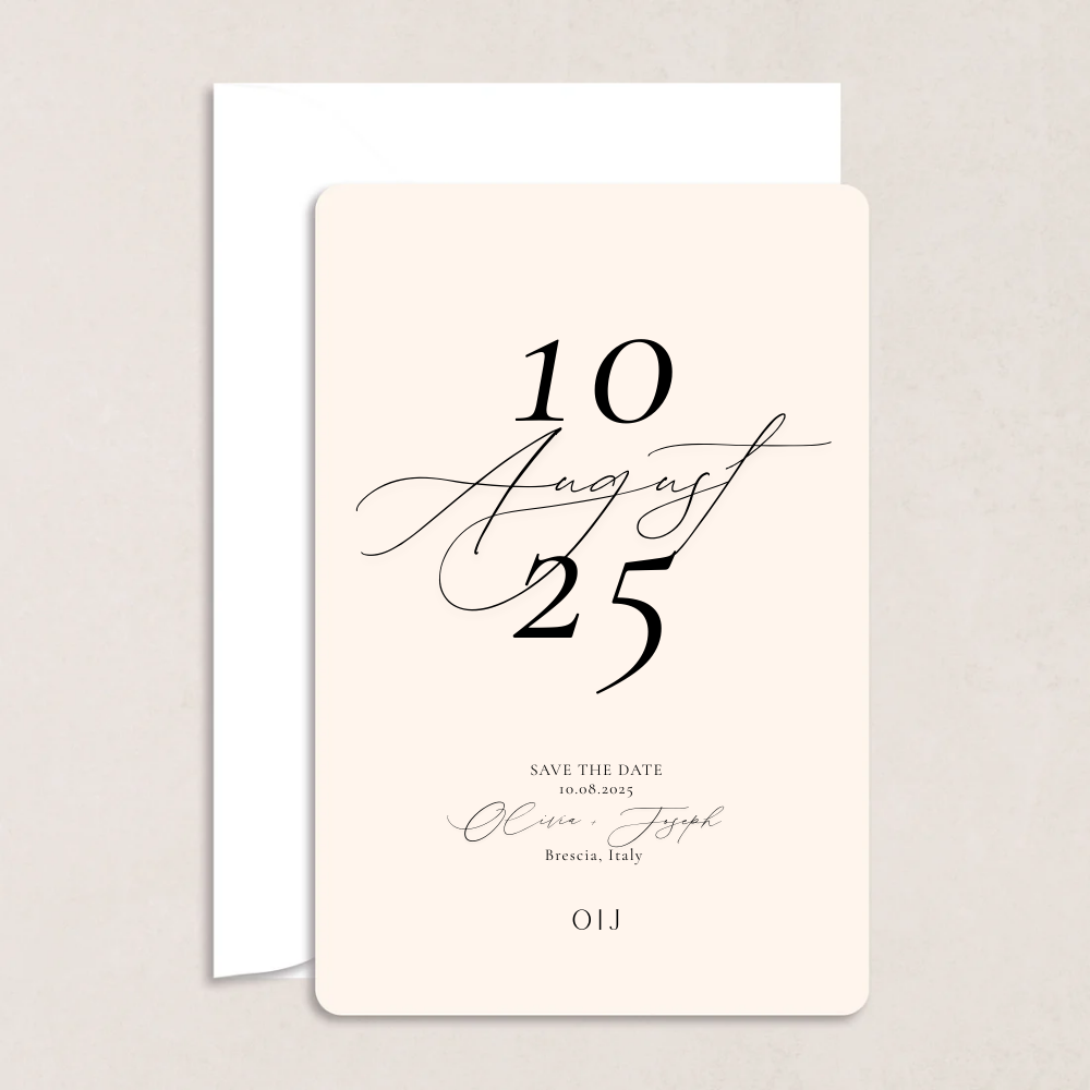 Olivia Wedding Save the Date
