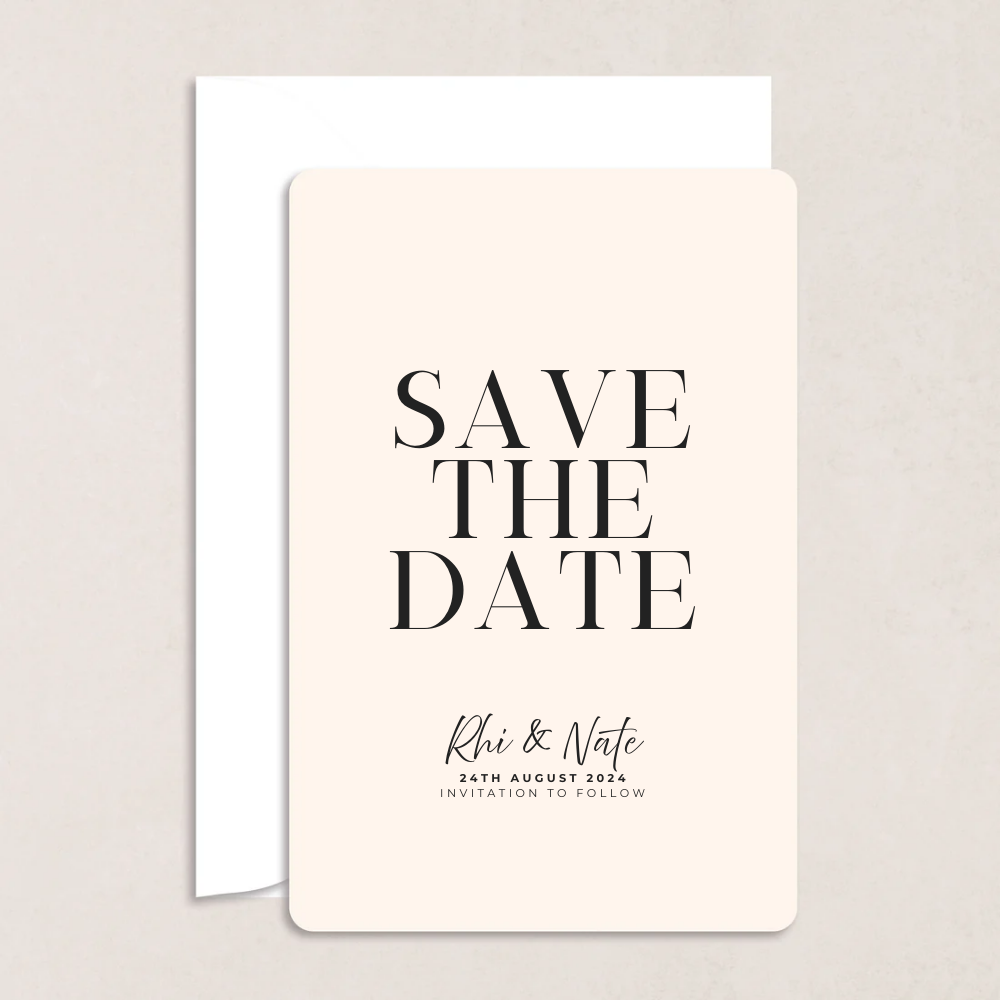 Rhi Wedding Save the Date - The Ivy Collection | Luxury Wedding Stationery