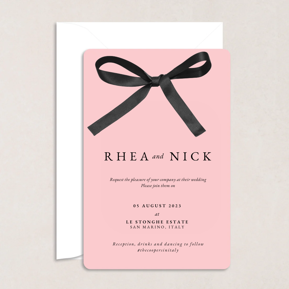 Rhea Wedding Invitations - The Ivy Collection | Luxury Wedding Stationery