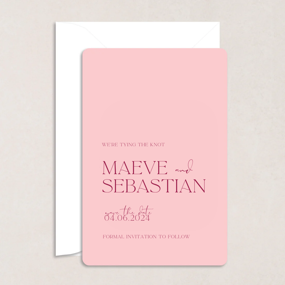 Maeve Wedding Save the Date - The Ivy Collection | Luxury Wedding Stationery