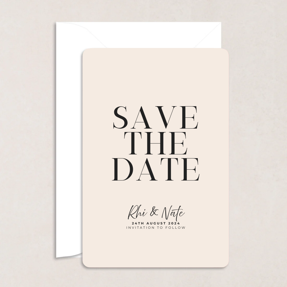 Rhi Wedding Save the Date - The Ivy Collection | Luxury Wedding Stationery