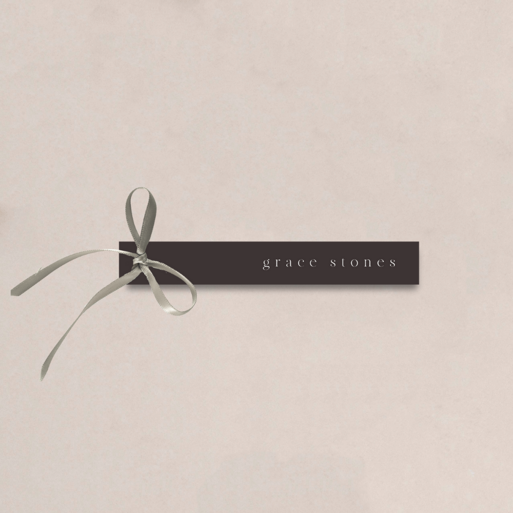 Grace Wedding Tag Place Cards with Ribbon
