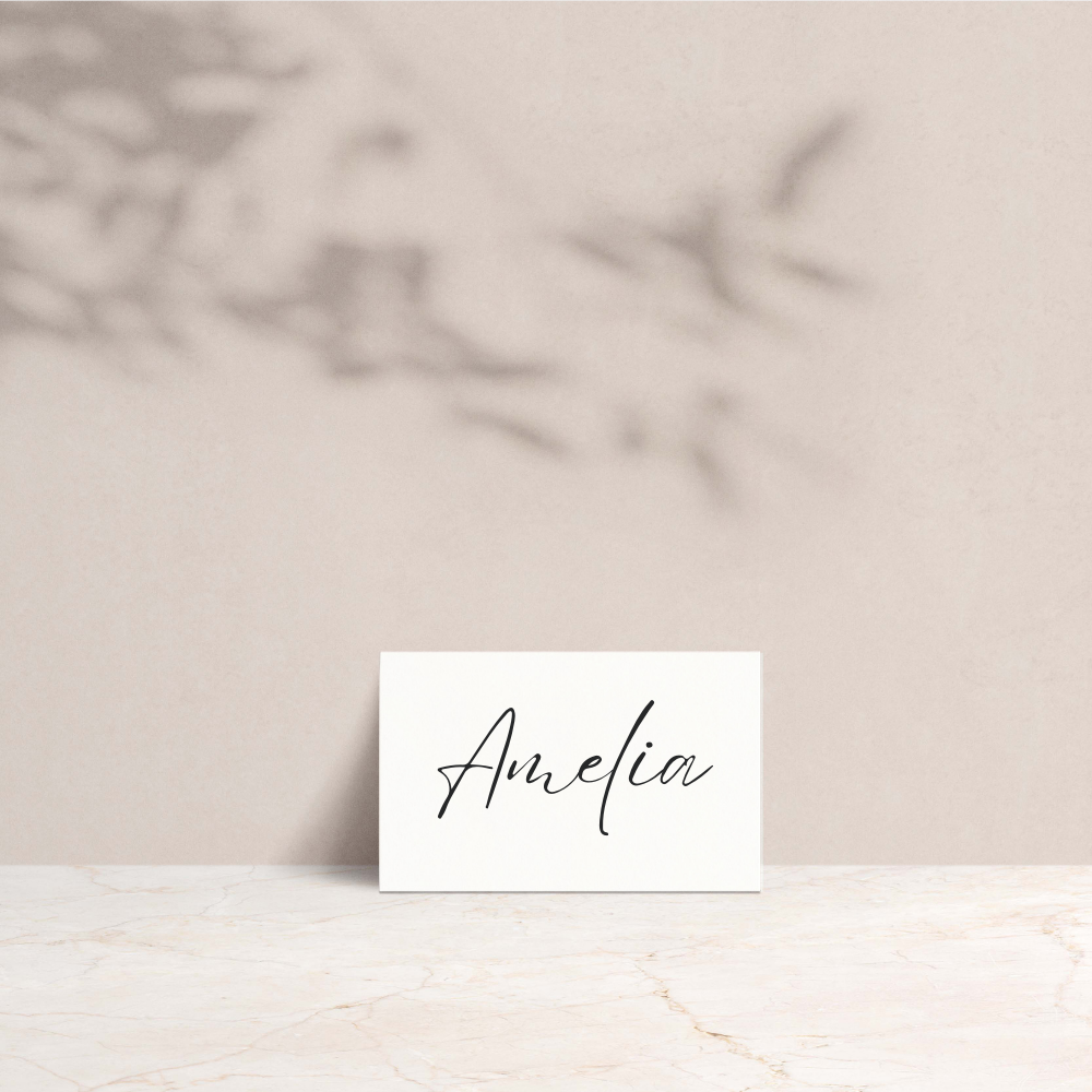 Amelia Wedding Tent Fold Place Cards - The Ivy Collection | Luxury Wedding Stationery