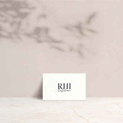 Rhi Wedding Tent Fold Place Cards - The Ivy Collection | Luxury Wedding Stationery