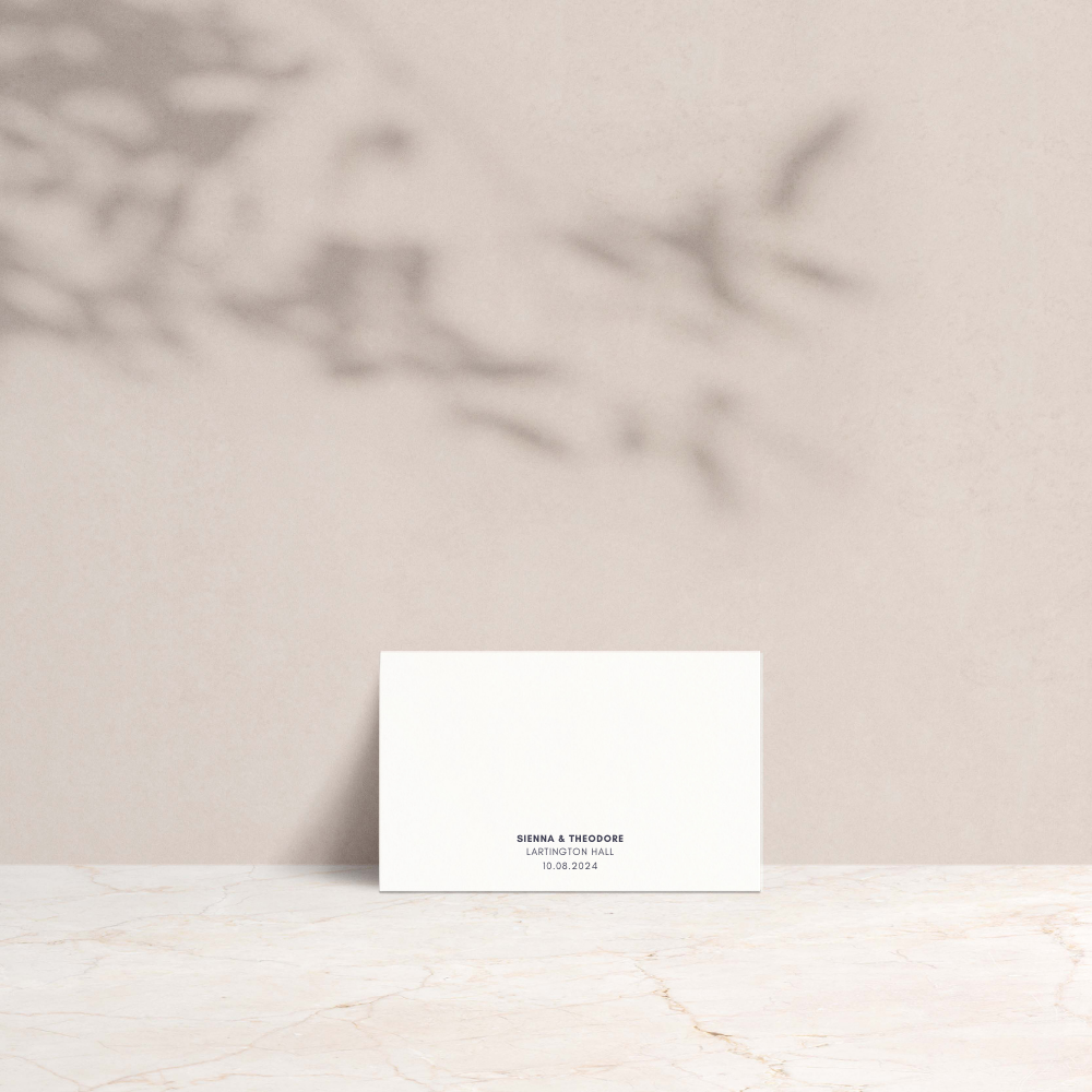 Sienna Wedding Tent Fold Place Cards