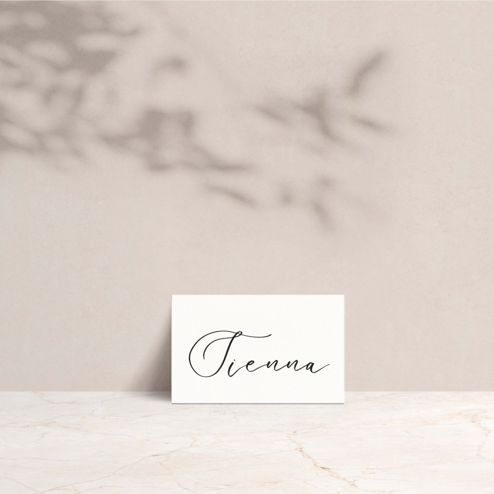 Sienna Wedding Tent Fold Place Cards