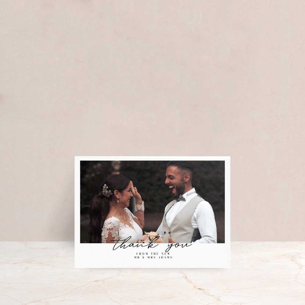 Annabel Wedding Thank You Postcard - The Ivy Collection | Luxury Wedding Stationery