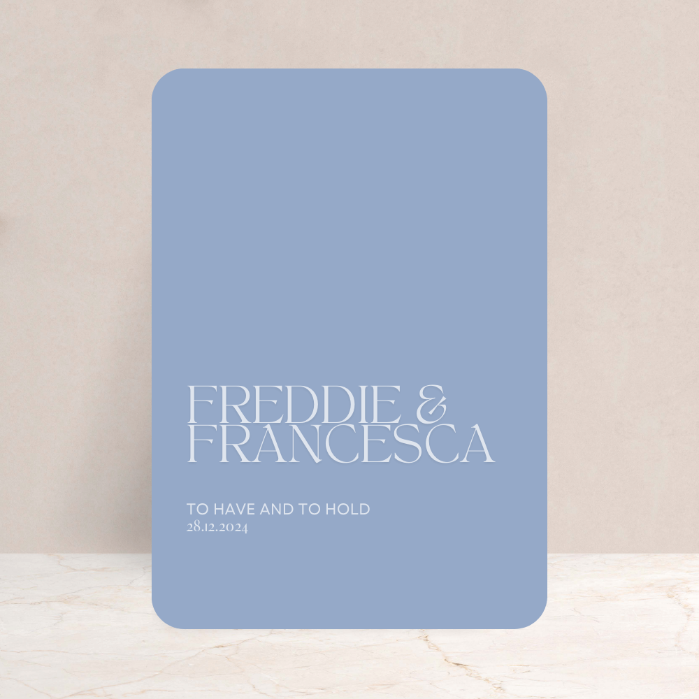 Francesca Wedding Welcome Sign