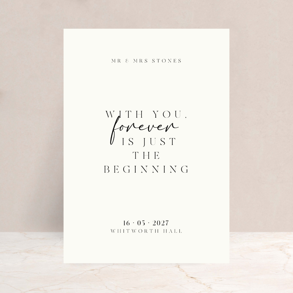 Grace Wedding Sign