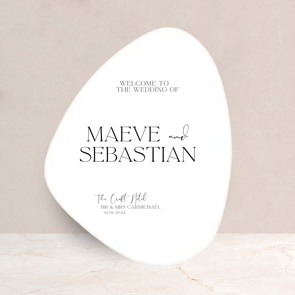 MAEVE Wedding Welcome Sign - The Ivy Collection | Luxury Wedding Stationery