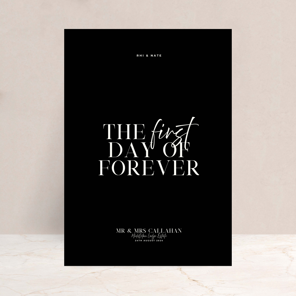 Rhi Wedding Sign - The Ivy Collection | Luxury Wedding Stationery