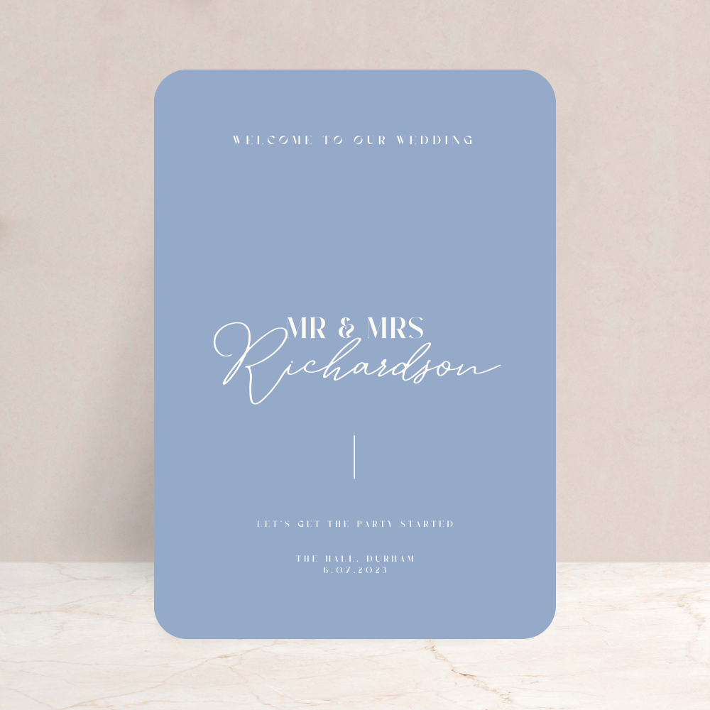 Annabel Wedding Sign - The Ivy Collection | Luxury Wedding Stationery