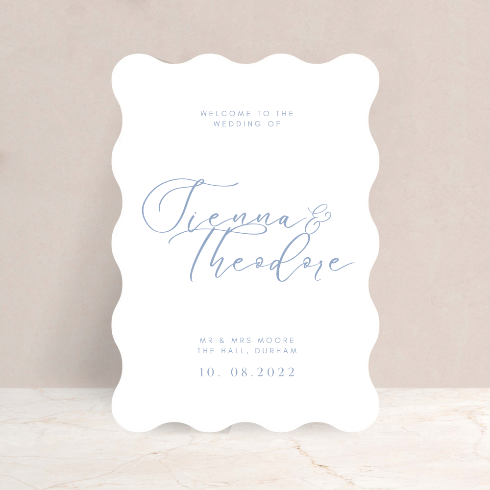 Sienna Wedding Welcome Sign