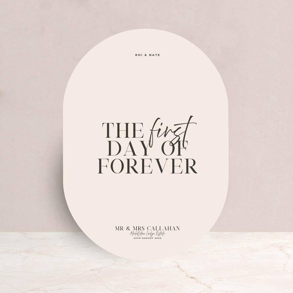 Rhi Wedding Sign - The Ivy Collection | Luxury Wedding Stationery