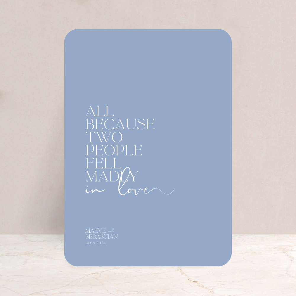 Maeve Wedding Sign - The Ivy Collection | Luxury Wedding Stationery