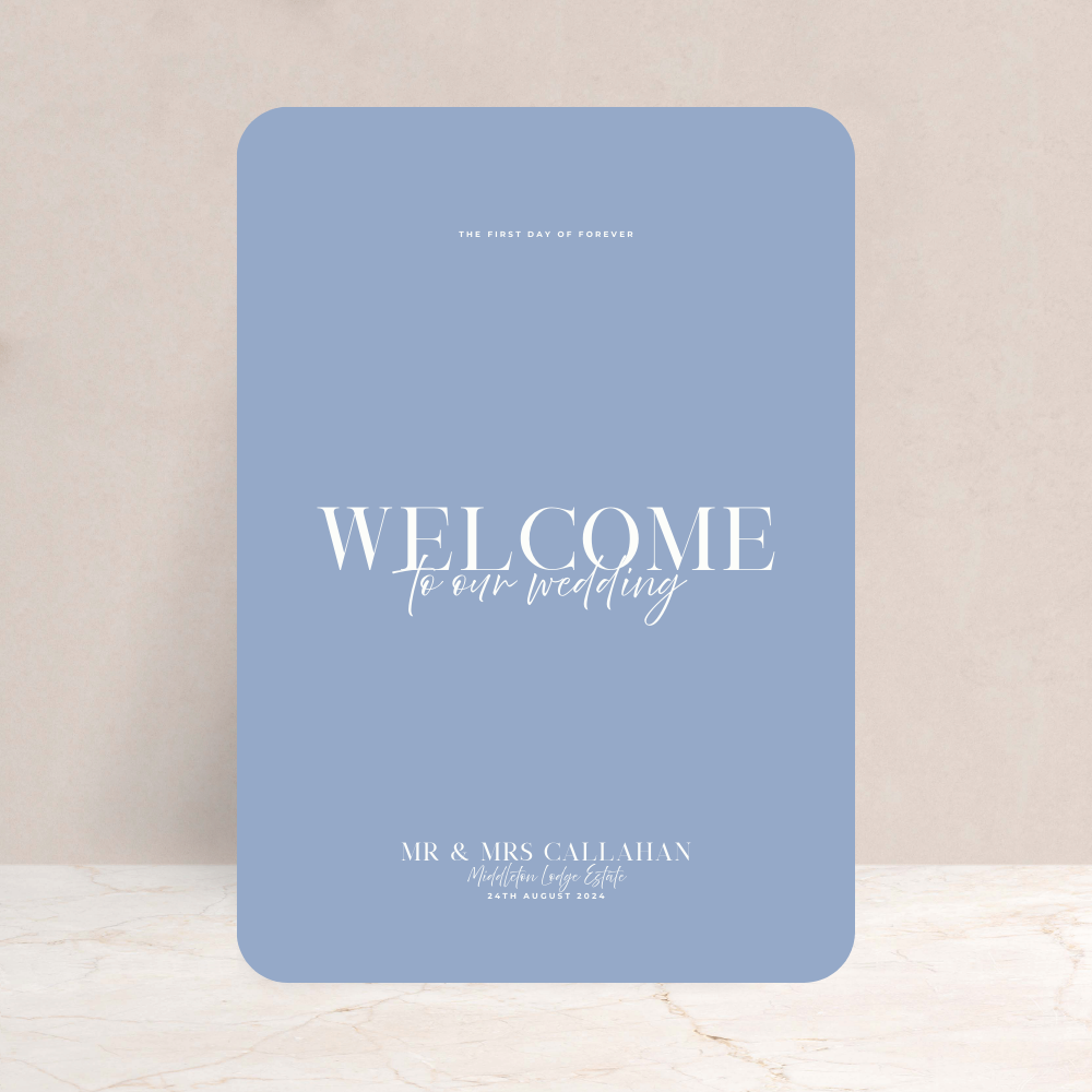 Rhi Wedding Welcome Sign - The Ivy Collection | Luxury Wedding Stationery
