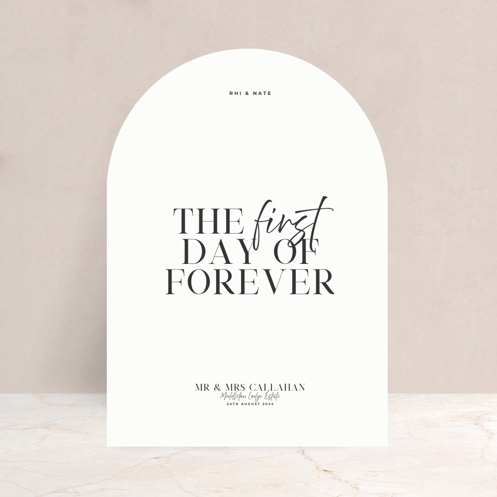 Rhi Wedding Sign - The Ivy Collection | Luxury Wedding Stationery