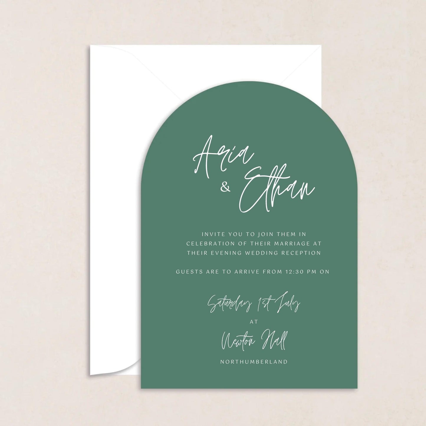 ARIA Wedding Invitations - Wedding Invitations available at The Ivy Collection | Luxury Wedding Stationery