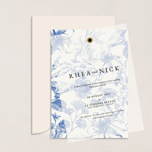 RHEA Wedding Invitations - Wedding Invitations available at The Ivy Collection | Luxury Wedding Stationery