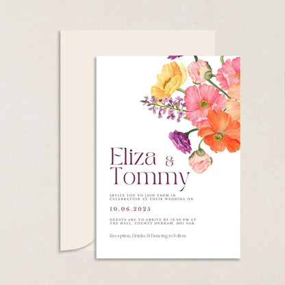 ELIZA Wedding Invitations - Wedding Invitations available at The Ivy Collection | Luxury Wedding Stationery