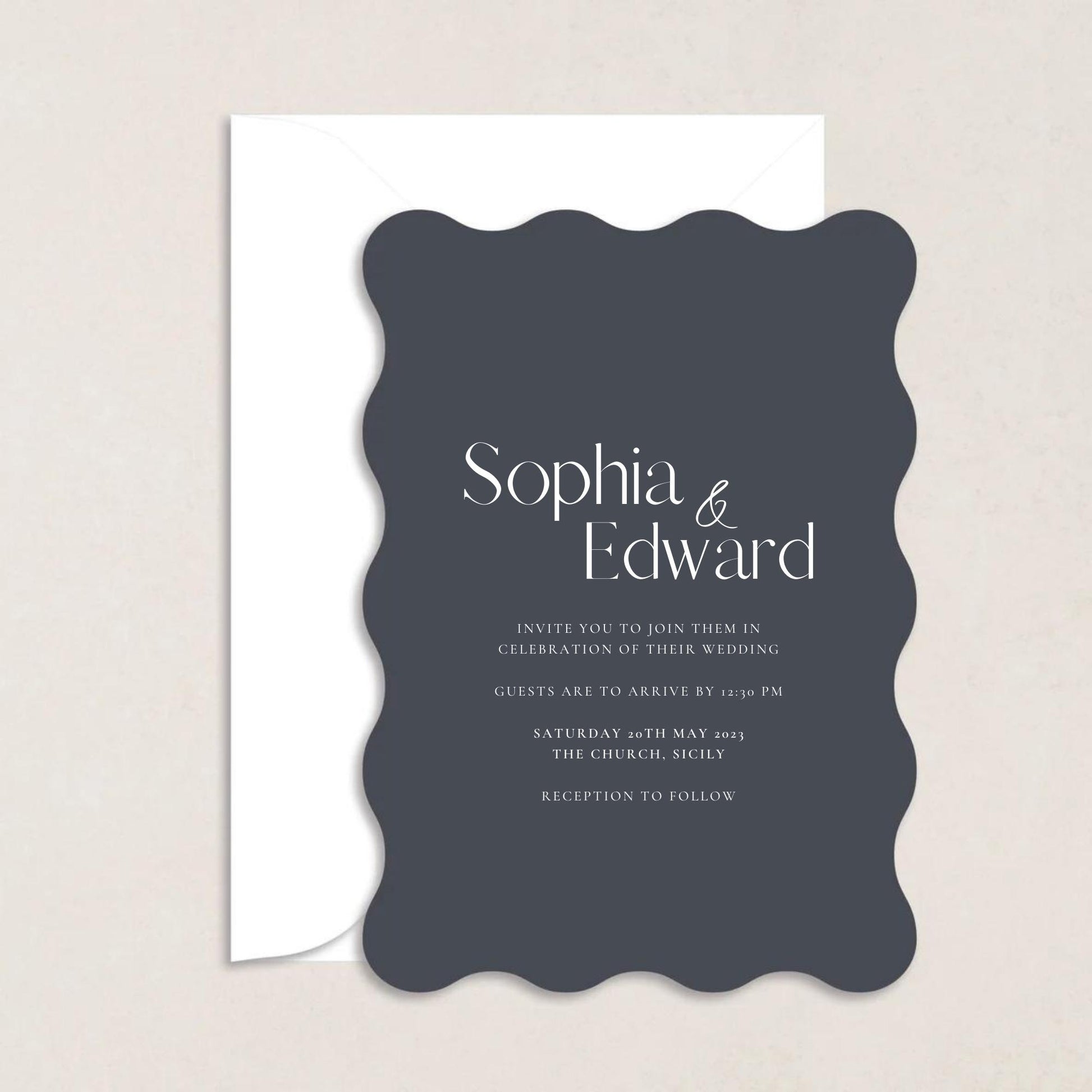 Sophia Wedding Invitations - Wedding Invitations available at The Ivy Collection | Luxury Wedding Stationery