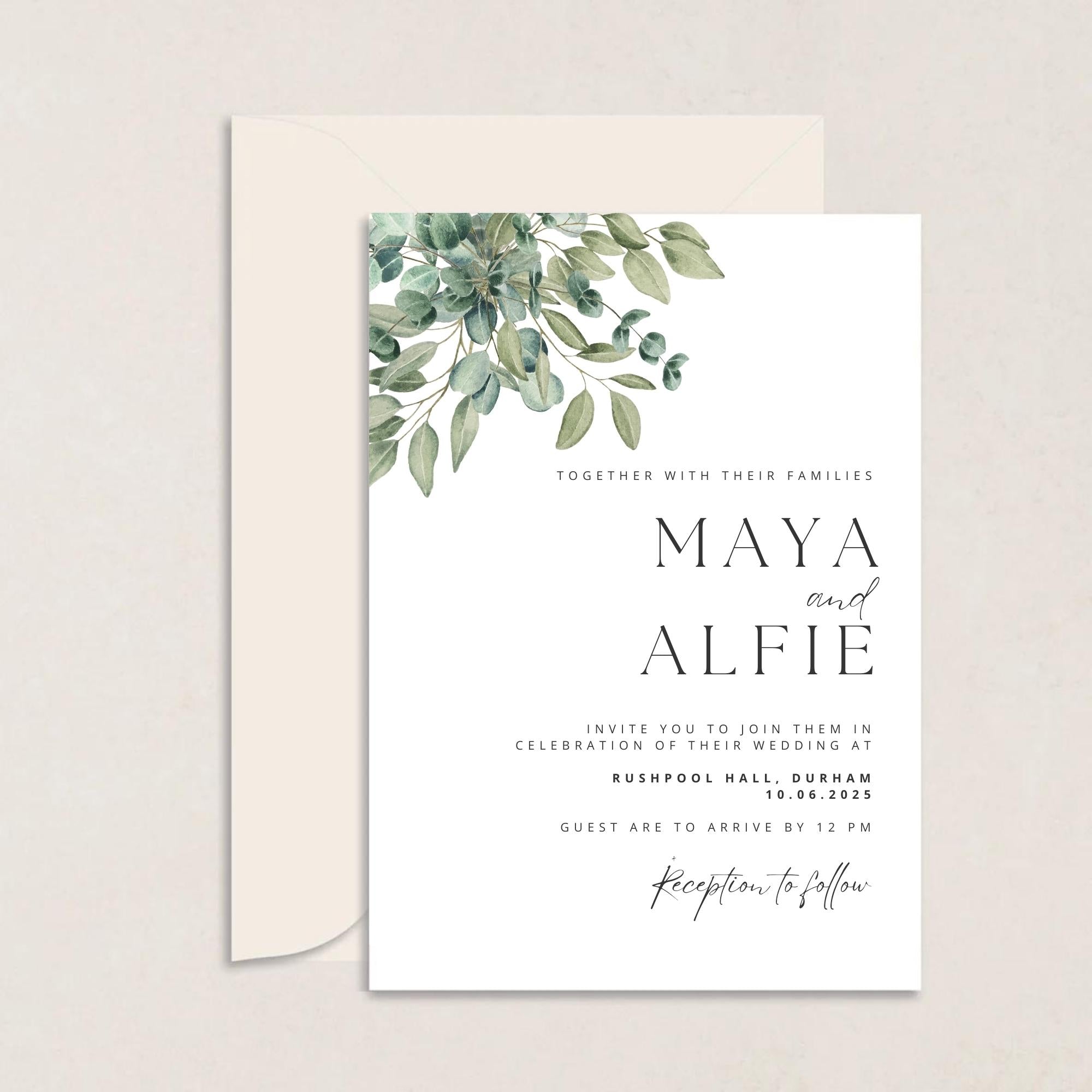 Maya Wedding Invitations