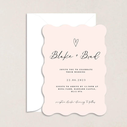BLAKE Wedding Invitations - Wedding Invitations available at The Ivy Collection | Luxury Wedding Stationery