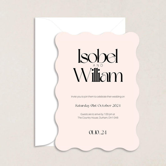 Isobel Wedding Invitations - Wedding Invitations available at The Ivy Collection | Luxury Wedding Stationery
