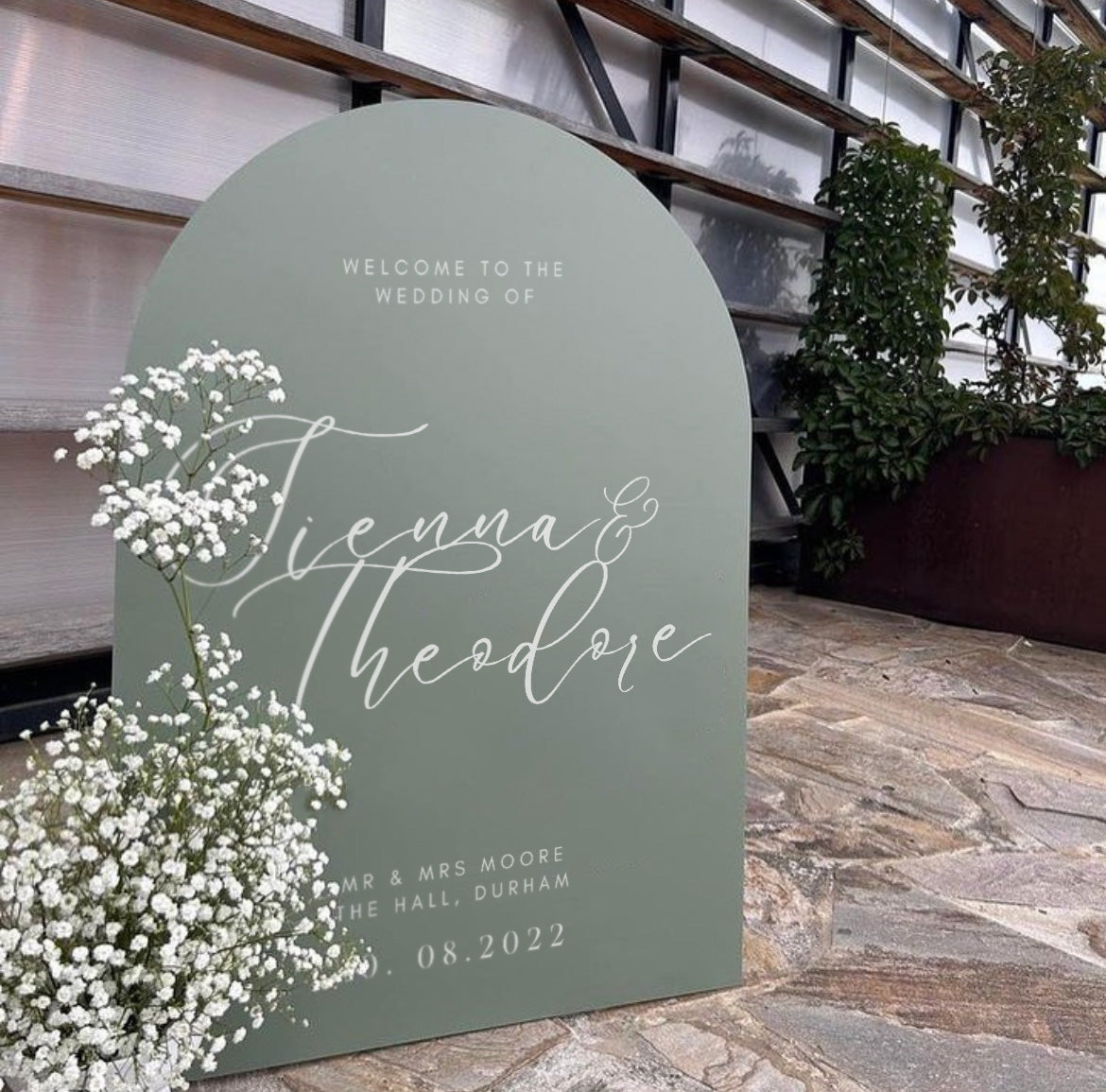 Sienna Wedding Welcome Sign
