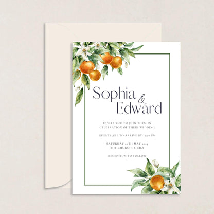 Sophia Wedding Invitations - Wedding Invitations available at The Ivy Collection | Luxury Wedding Stationery