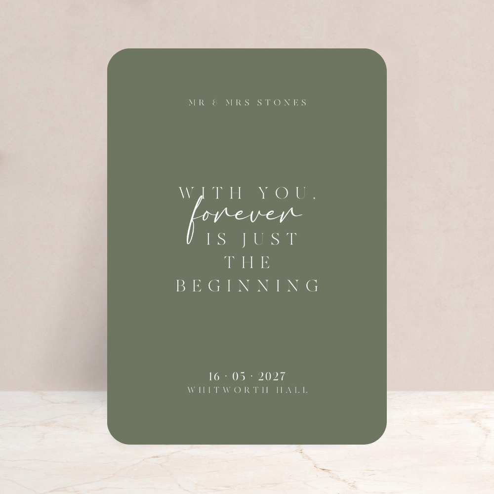 Grace Wedding Sign