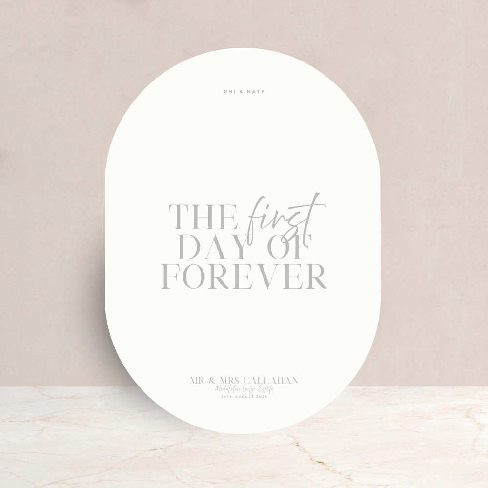 Rhi Wedding Sign - The Ivy Collection | Luxury Wedding Stationery