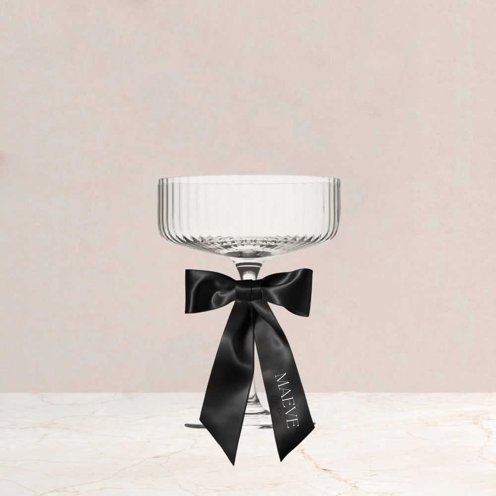Maeve Wedding Personalised Ribbon Place Names - The Ivy Collection | Luxury Wedding Stationery