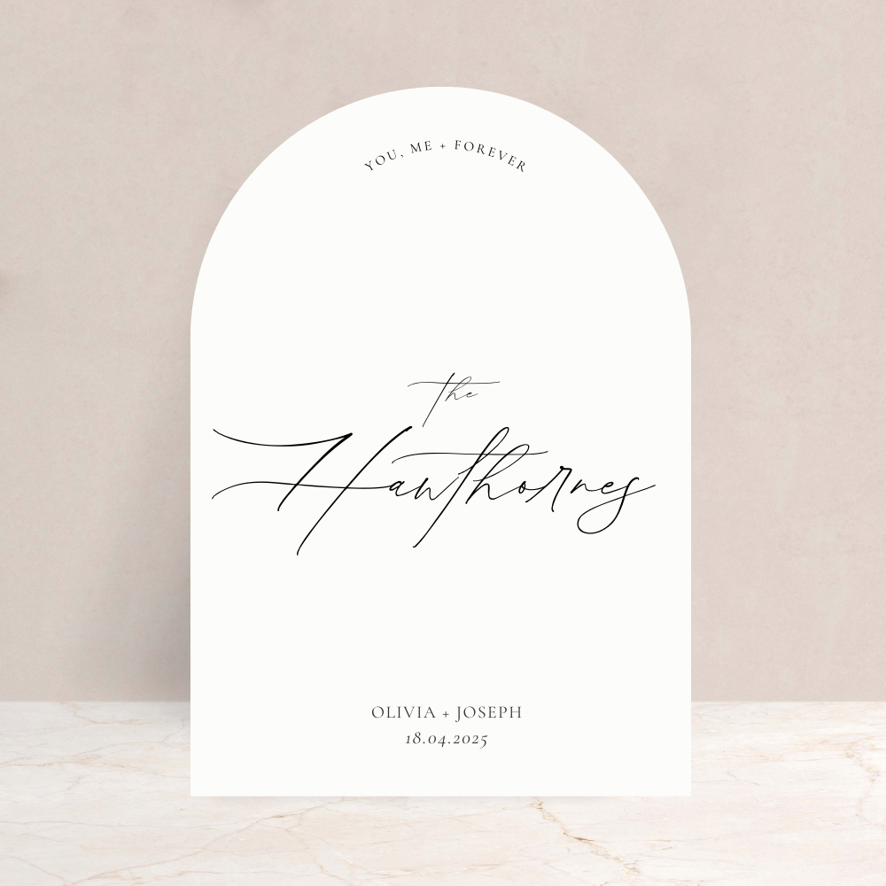 Olivia Wedding Sign