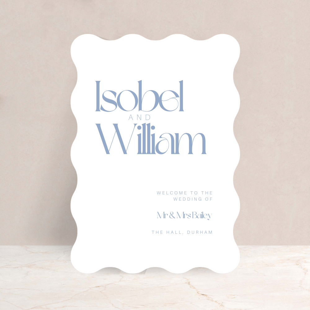 Isobel Wedding Welcome Sign